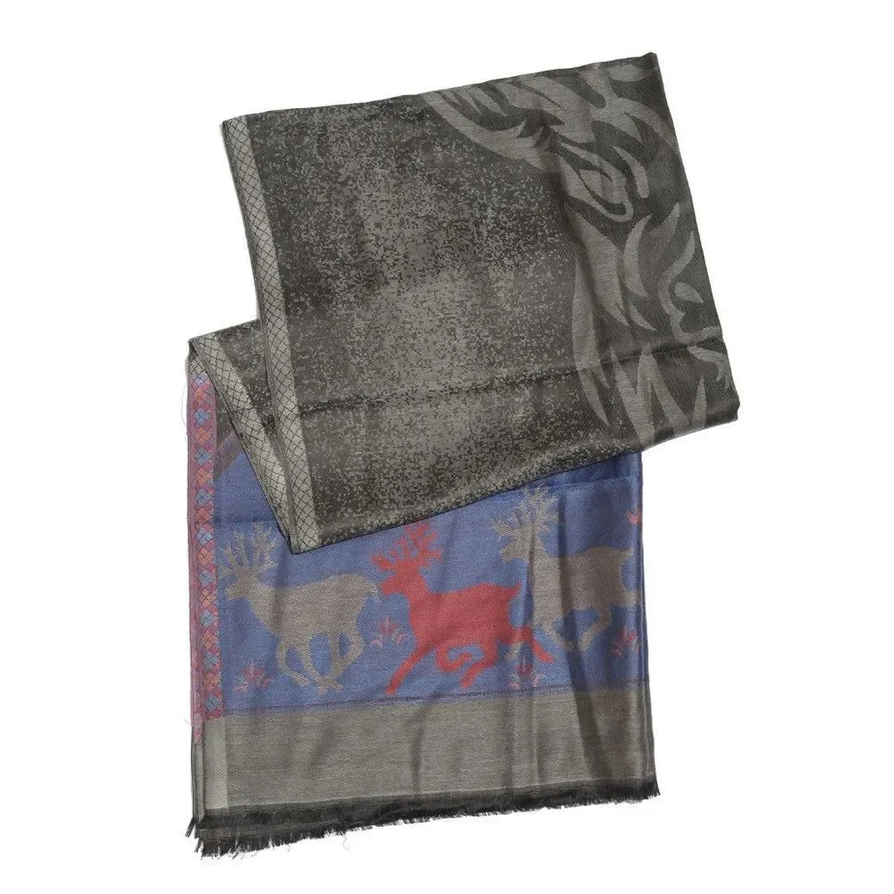 Scarf Reversible Multi Color 100% Modal